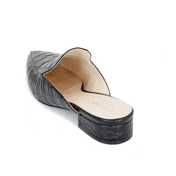 Cole Haan Women's ‘Piper’ Moc Croc Leather Mules Size: 7 B - Picture 5 of 8